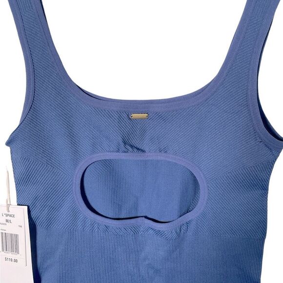 NWT L*Space Static Romper M/L in True Blue - Picture 9 of 10